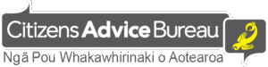 Citizens Advice Bureau (CAB) Rangiora logo representing trusted community advice and support for older people in Christchurch and Tauranga
