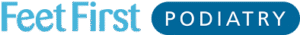 Feet First Podiatry logo representing expert foot care services for older New Zealanders in Christchurch and Tauranga