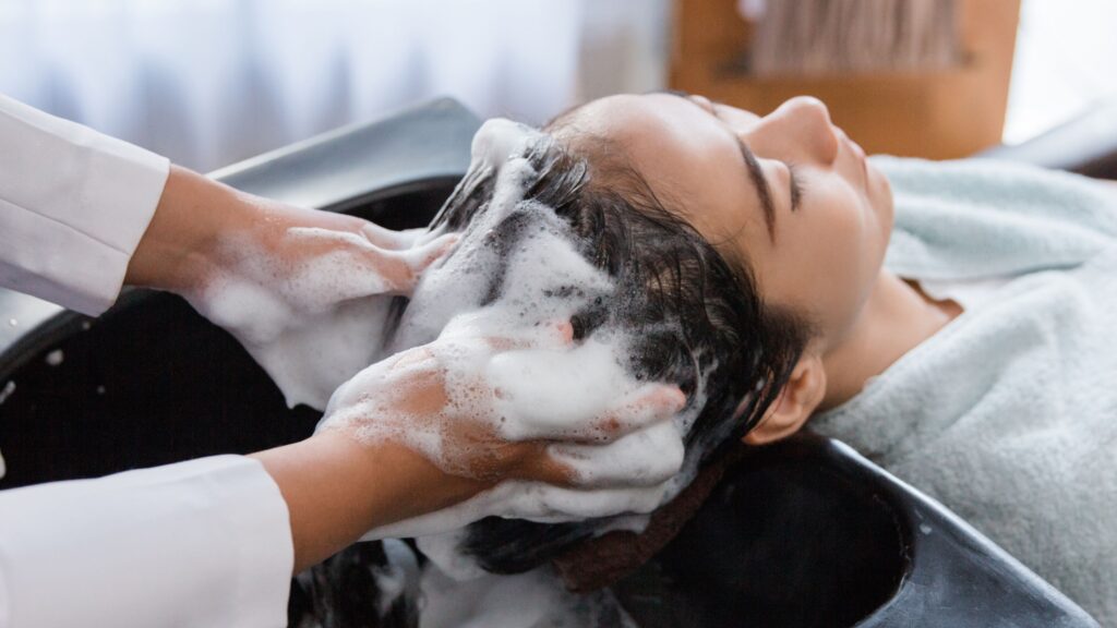 Hair washing treatment at Salon One Hair & Beauty Tauranga supporting confidence for older New Zealanders