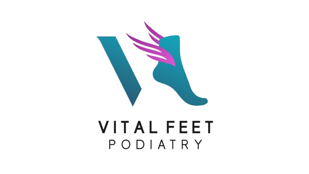Vital Feet Podiatry Tauranga logo supporting foot health for older New Zealanders