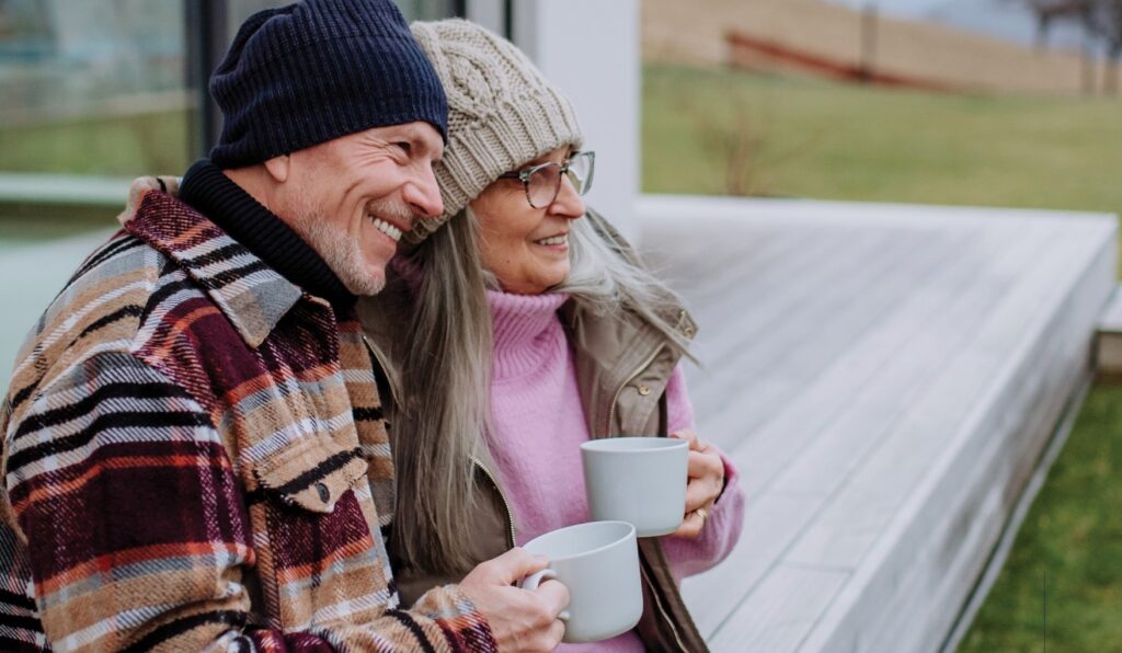 Older couple enjoying peace of mind through planning support in New Zealand