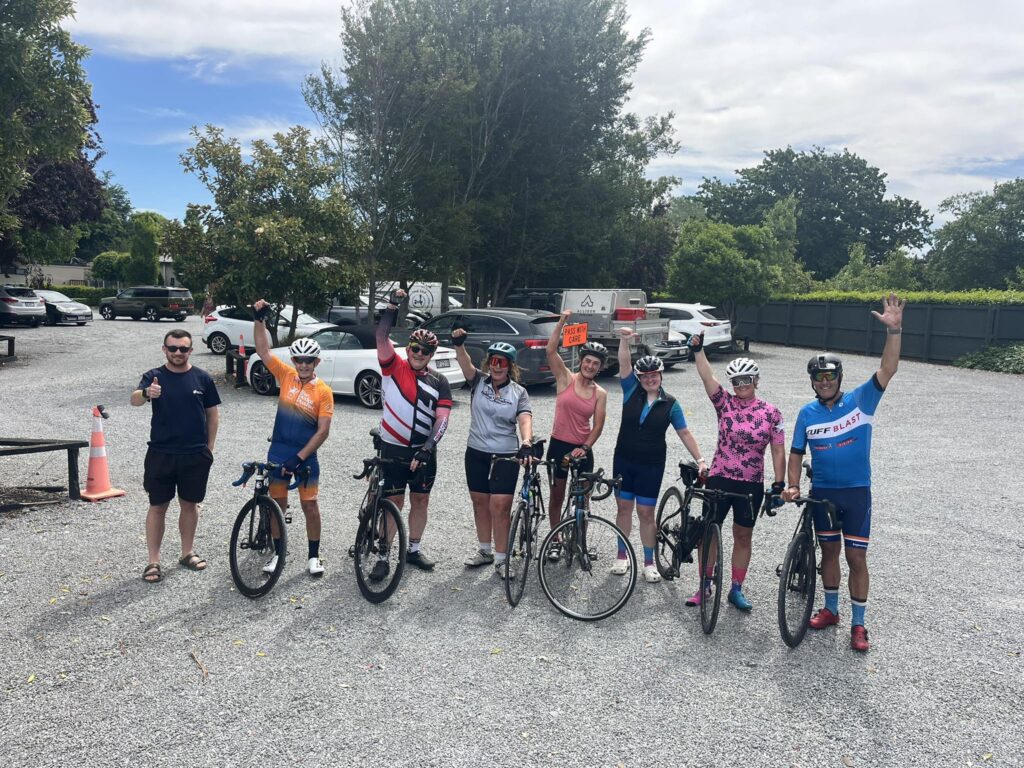 Group cycling activity organised by Selwyn Sports Trust supporting active lifestyles in Selwyn