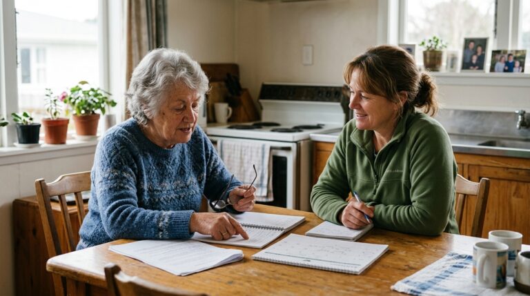 Family planning ahead for an ageing parent's future care in New Zealand