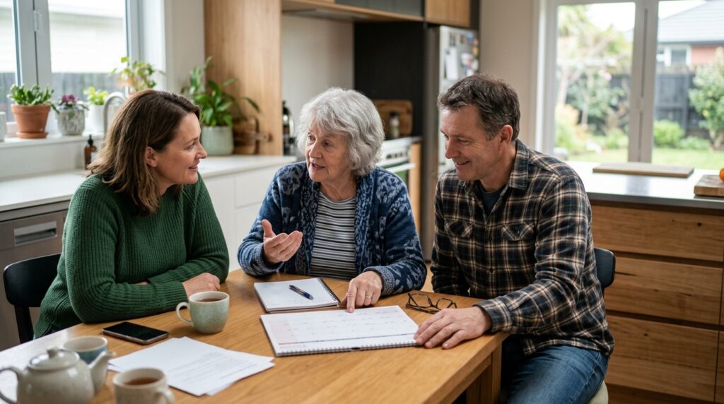 Siblings sharing care responsibilities for their ageing mother in New Zealand